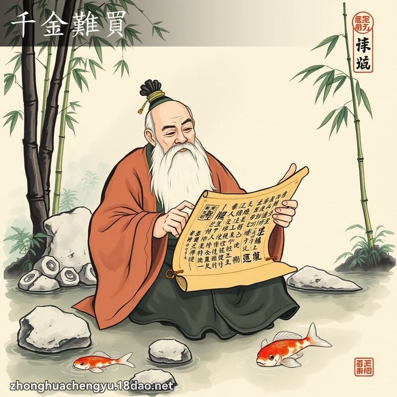 千金難買 - 中華成語配圖
