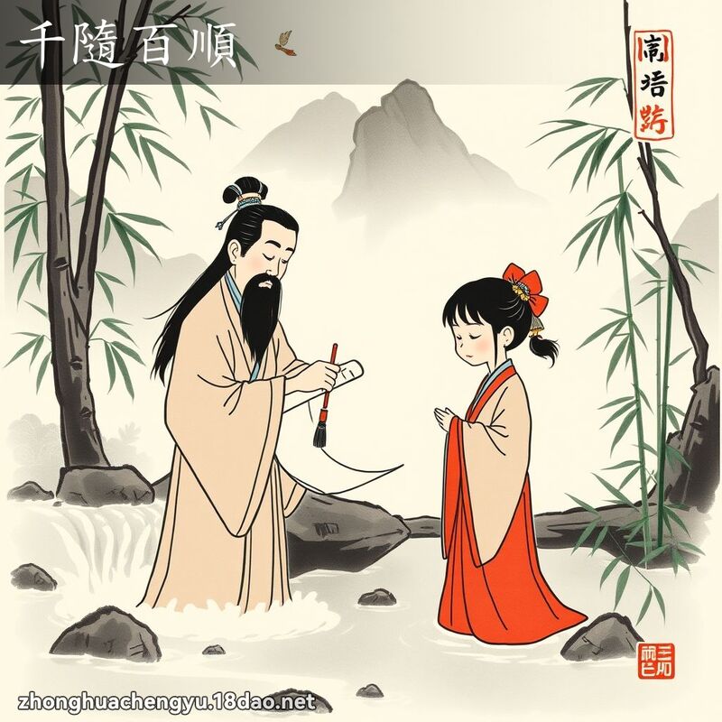 千隨百順 配图
