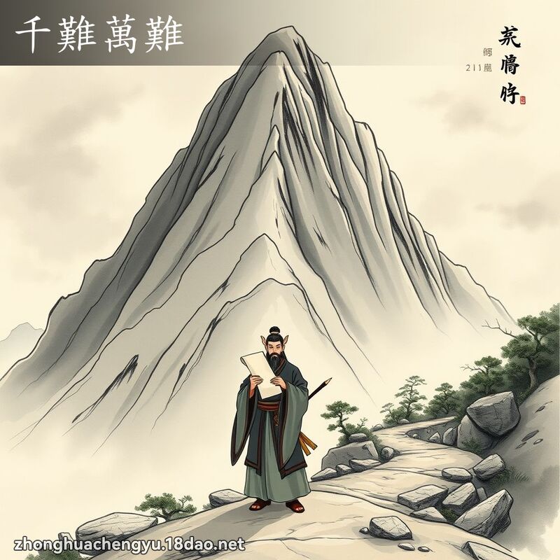 千難萬難 配图