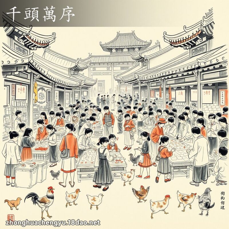 千頭萬序 配图