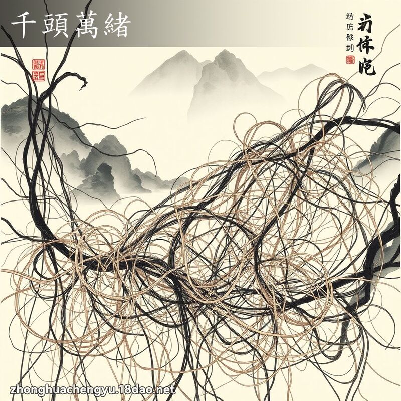 千頭萬緒 配图