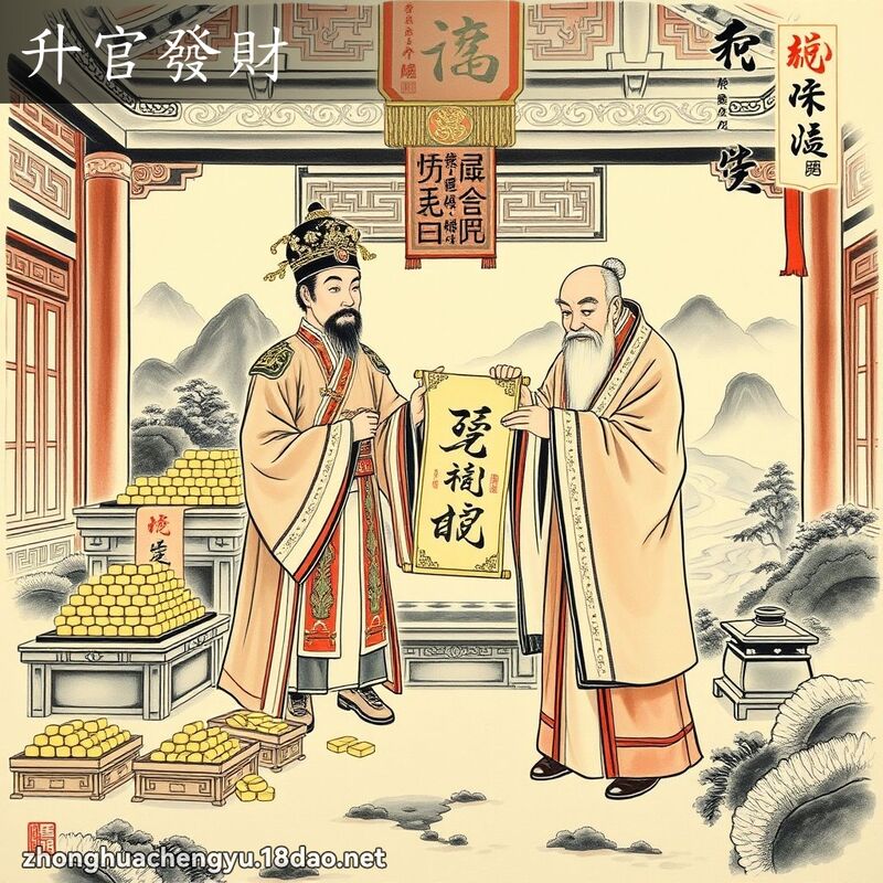 升官發財 配图