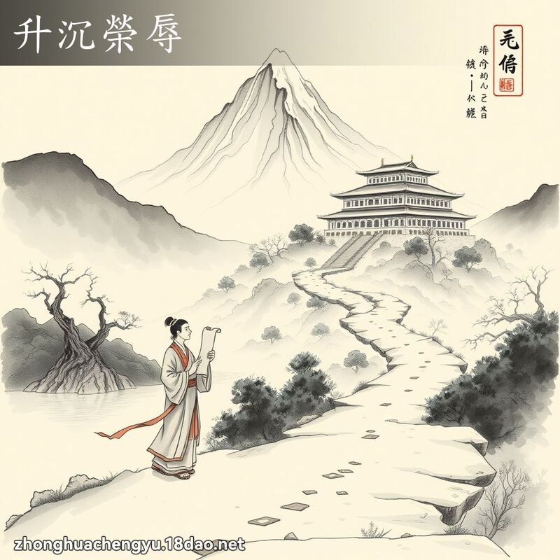 升沉榮辱 配图