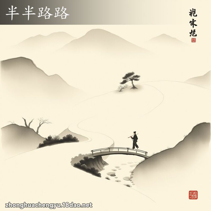 半半路路 - 中華成語配圖