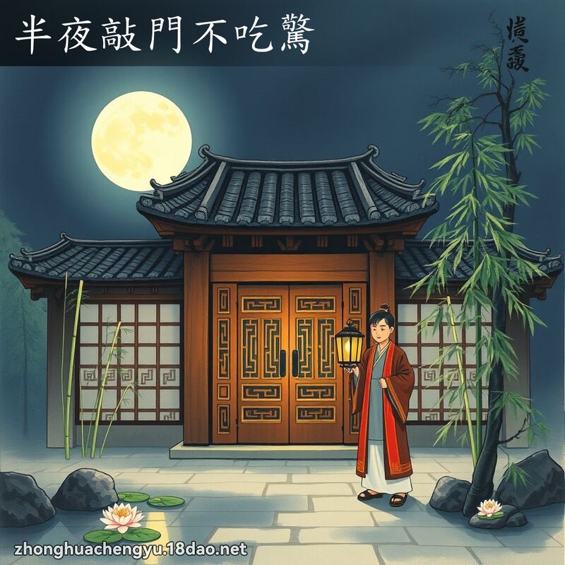 半夜敲門不吃驚 配图