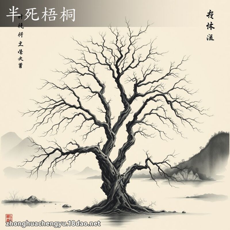 半死梧桐 - 中華成語配圖