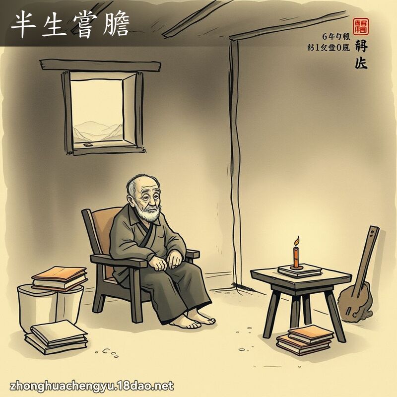 半生嘗膽 配图