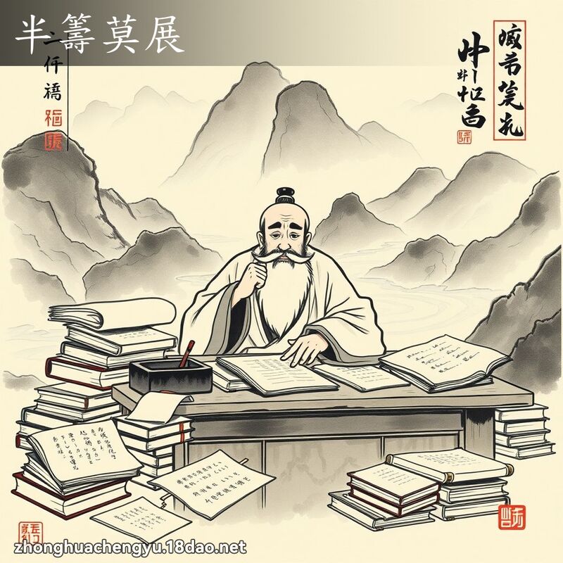 半籌莫展 配图