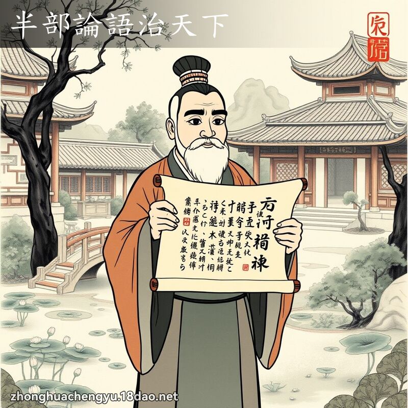 半部論語治天下 配图