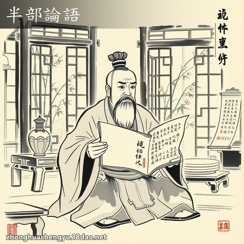 半部論語 配图