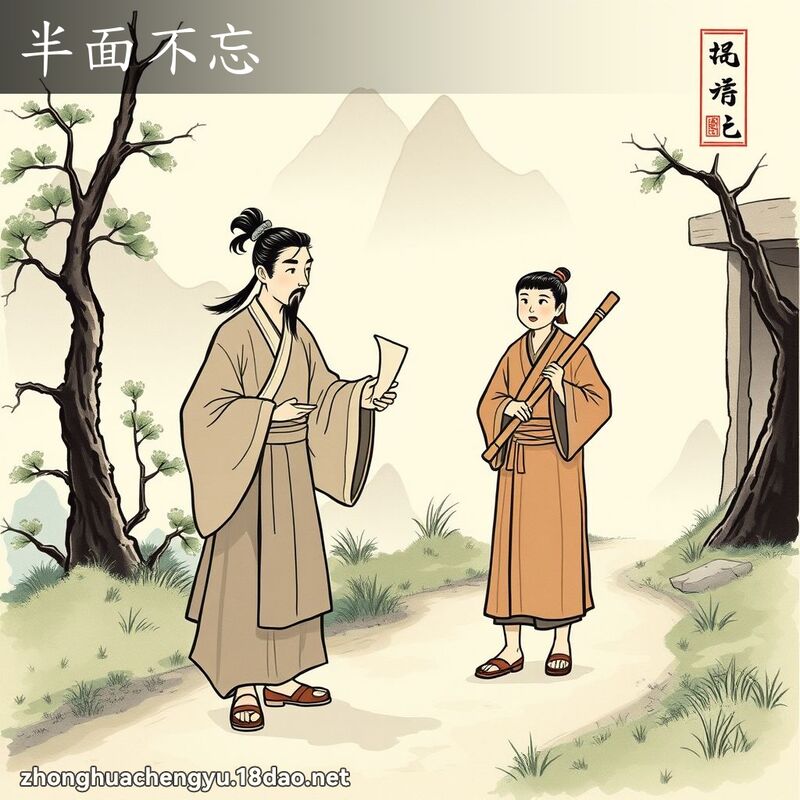 半面不忘 配图