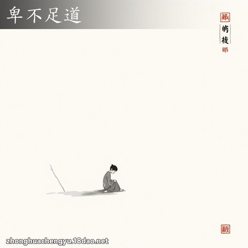 卑不足道 配图
