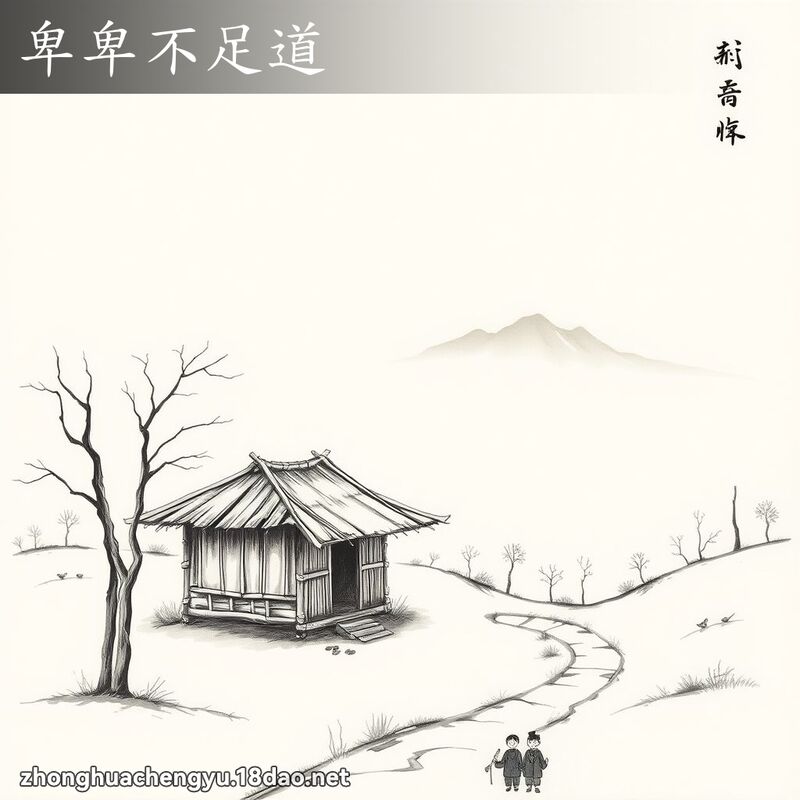 卑卑不足道 配图