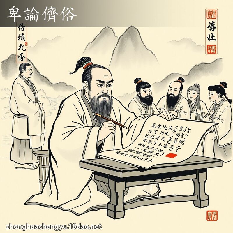 卑論儕俗 配图