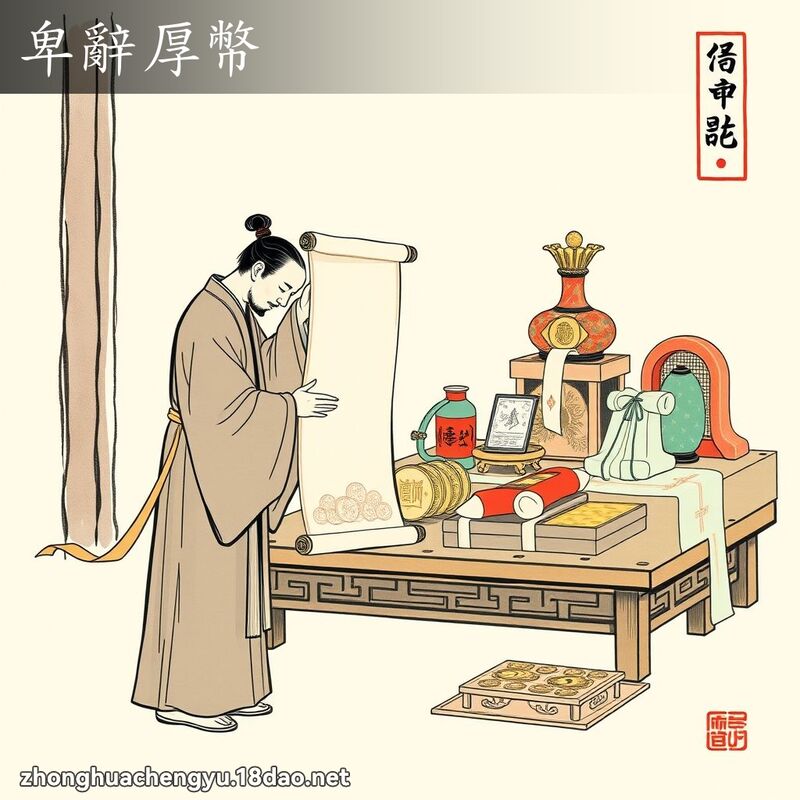 卑辭厚幣 配图