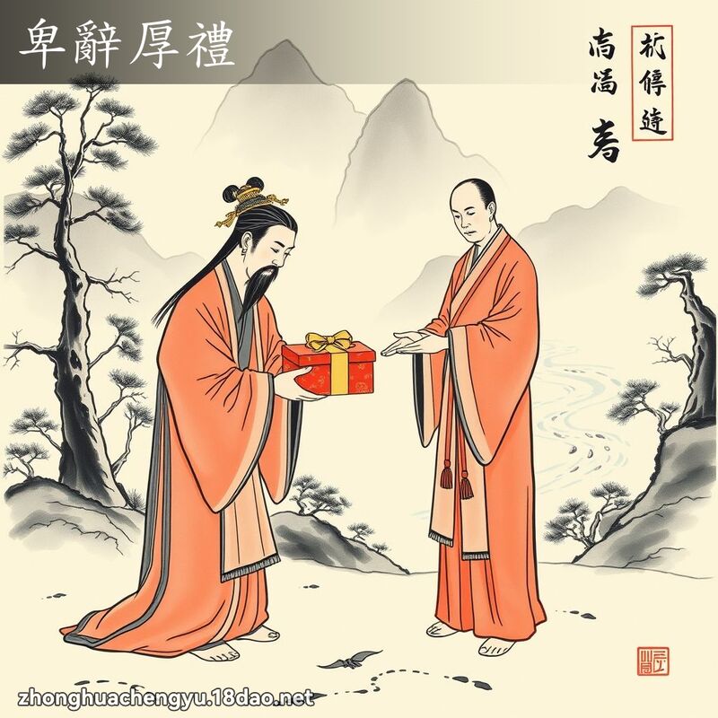 卑辭厚禮 配图