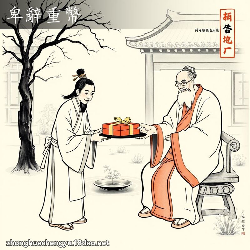 卑辭重幣 配图