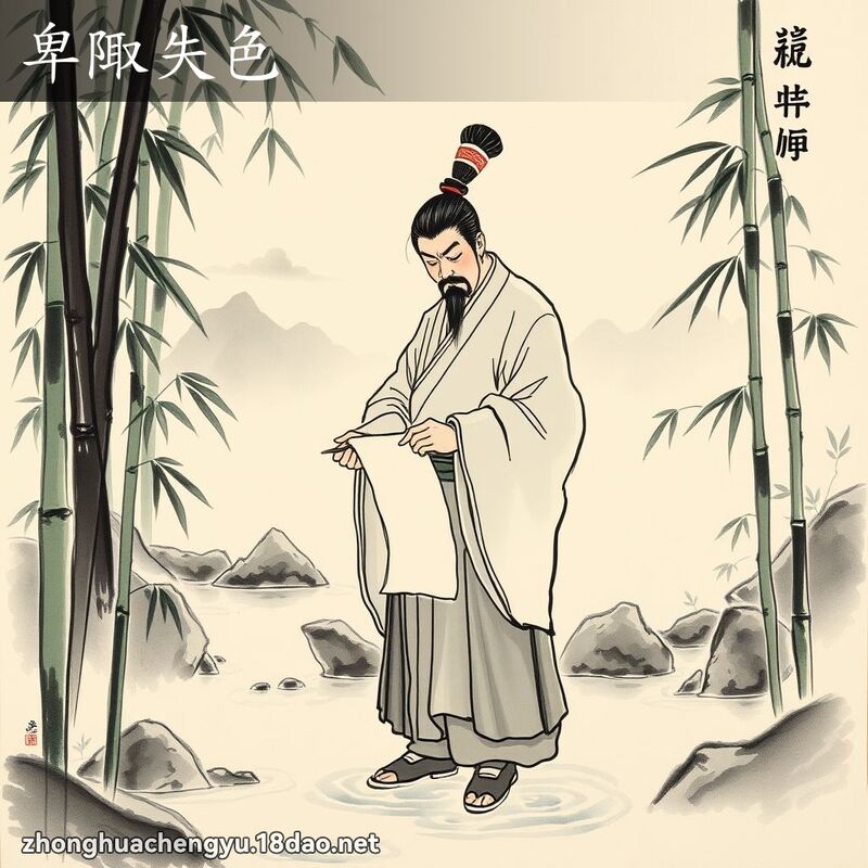 卑陬失色 配图