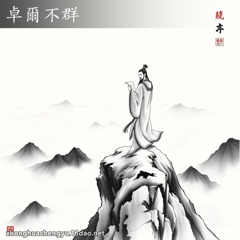 卓爾不群 配图