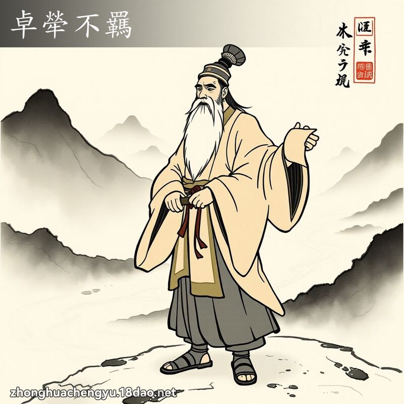 卓犖不羈 配图