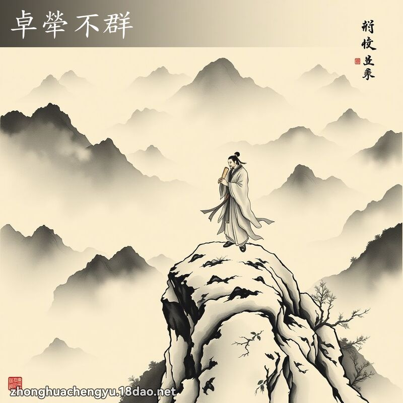 卓犖不群 配图