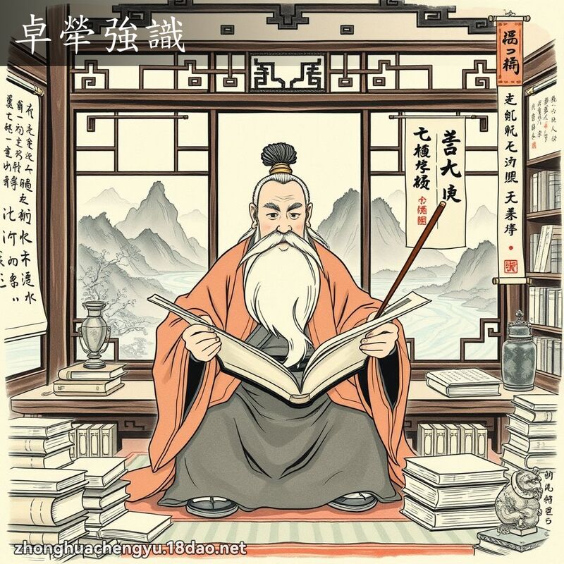 卓犖強識 配图