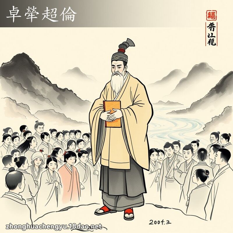 卓犖超倫 配图