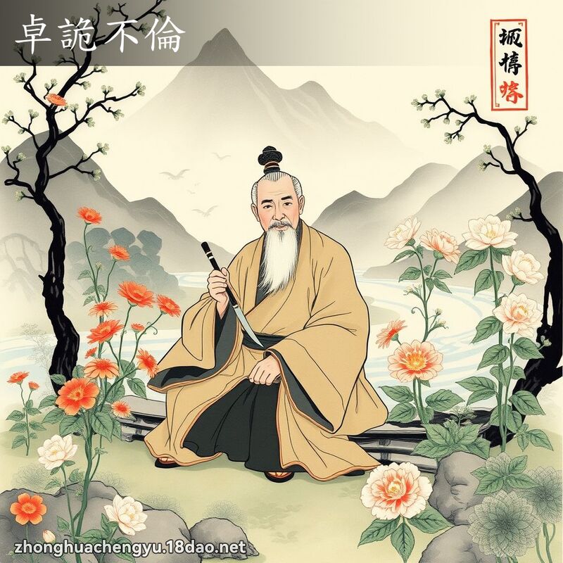卓詭不倫 配图