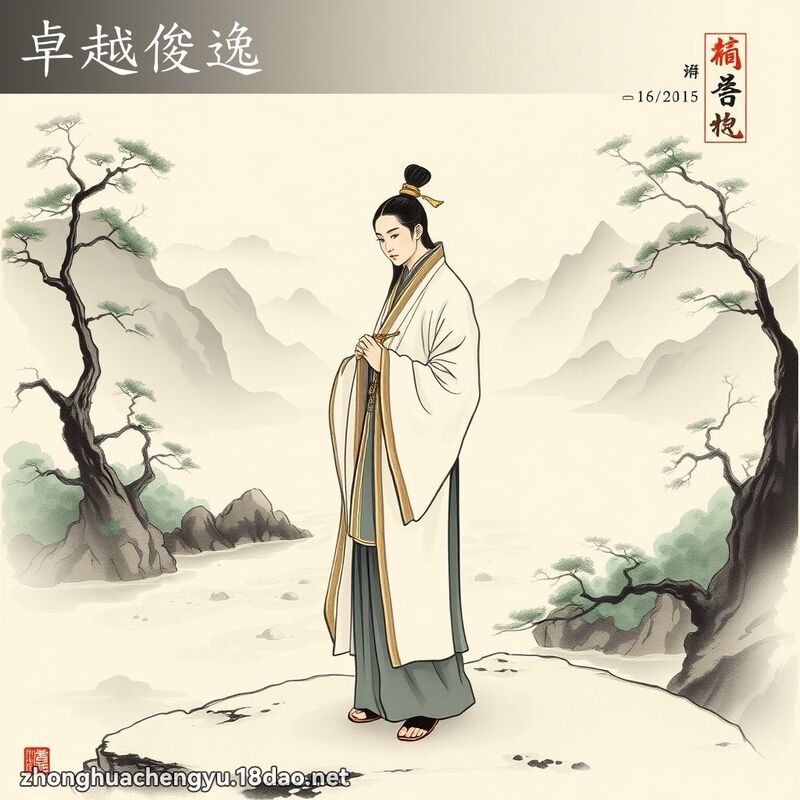卓越俊逸 配图