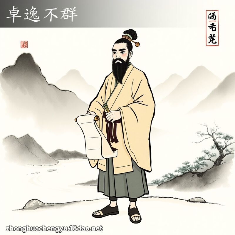 卓逸不群 配图