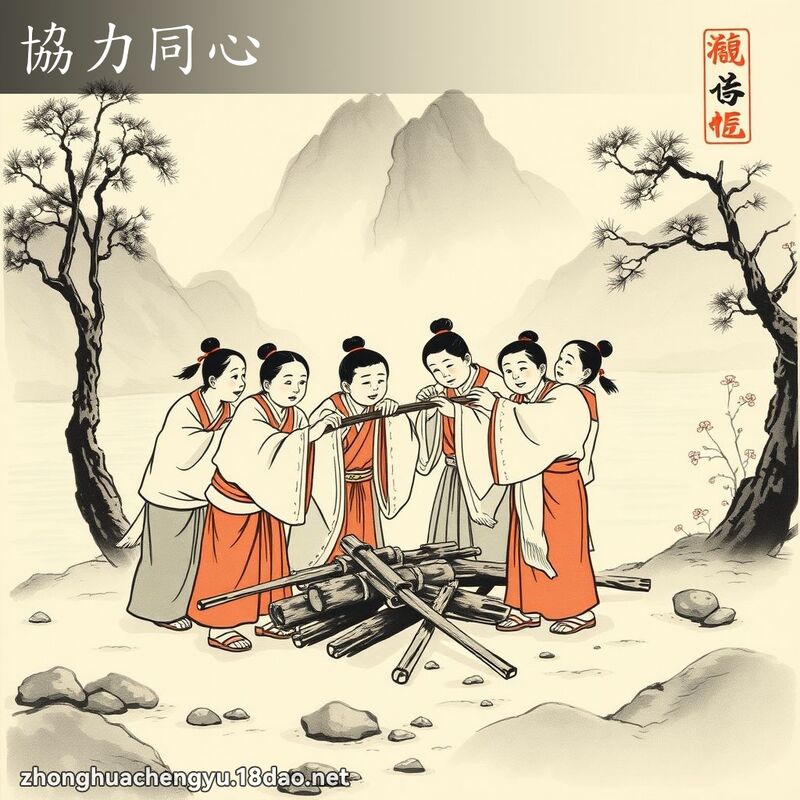 協力同心 配图