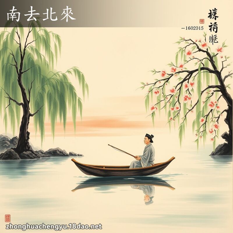 南去北來 配图