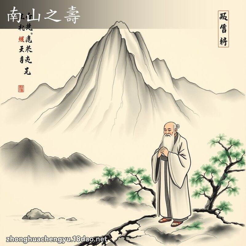 南山之壽 配图