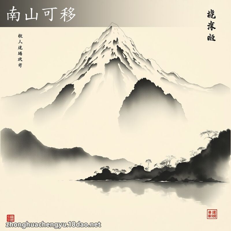 南山可移 配图