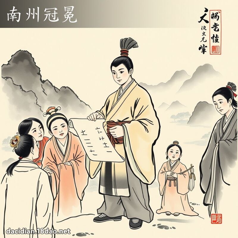 南州冠冕 - 中华成语配图