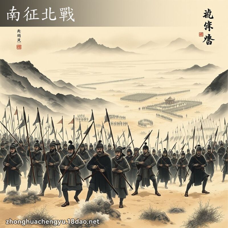 南征北戰 配图