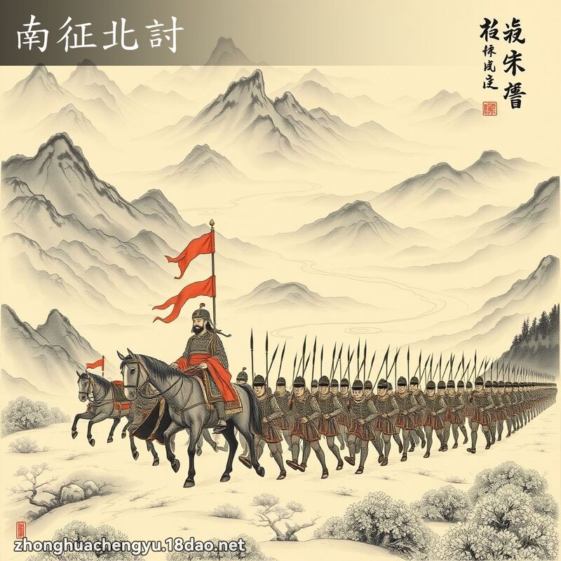 南征北討 配图