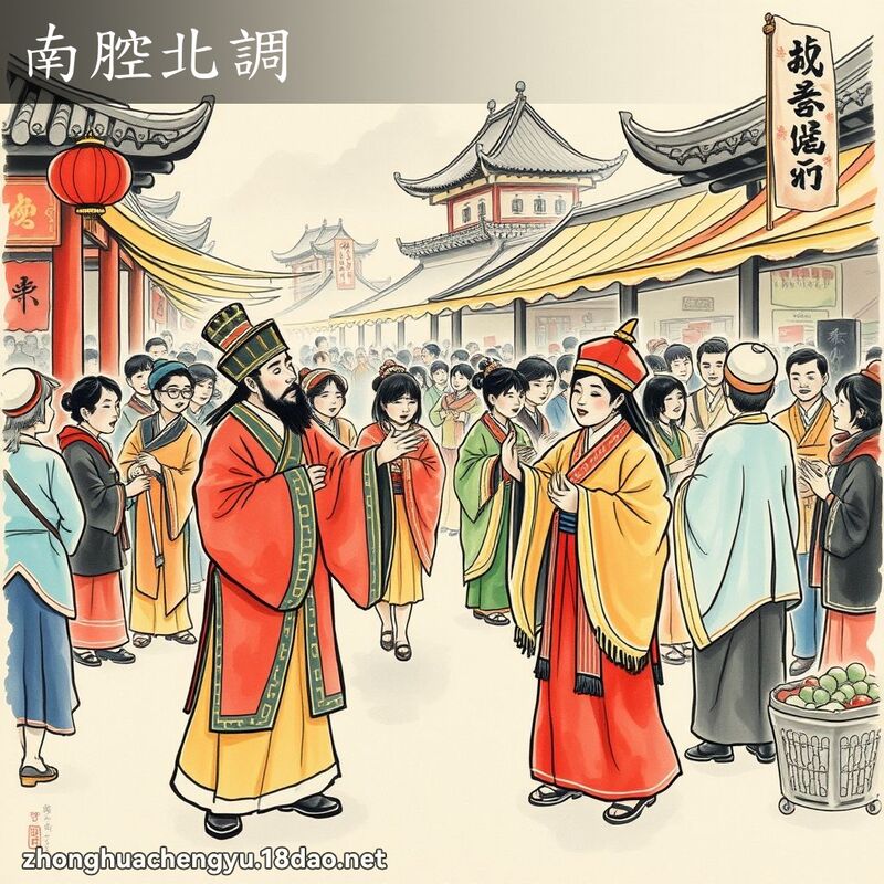 南腔北調 配图