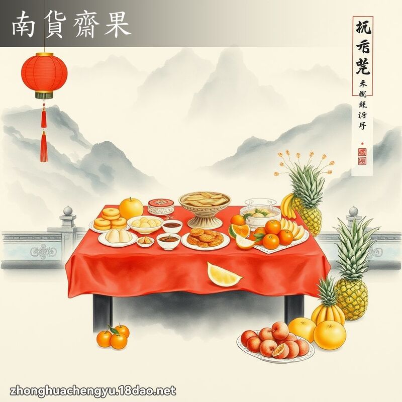 南貨齋果 配图
