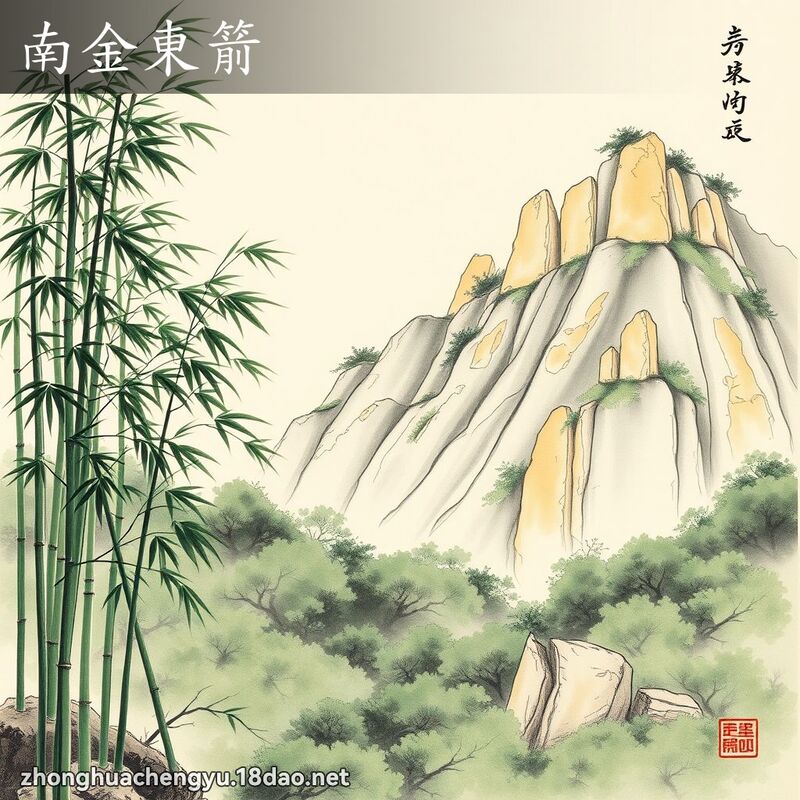 南金東箭 配图