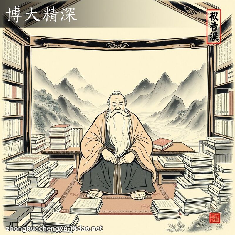 博大精深 配图