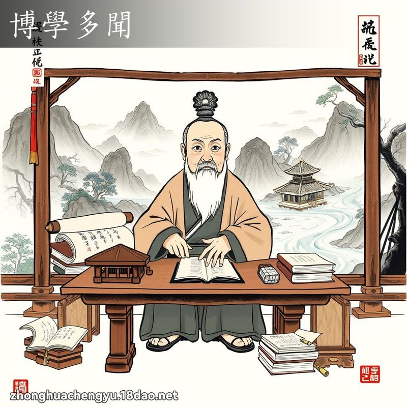 博學多聞 配图