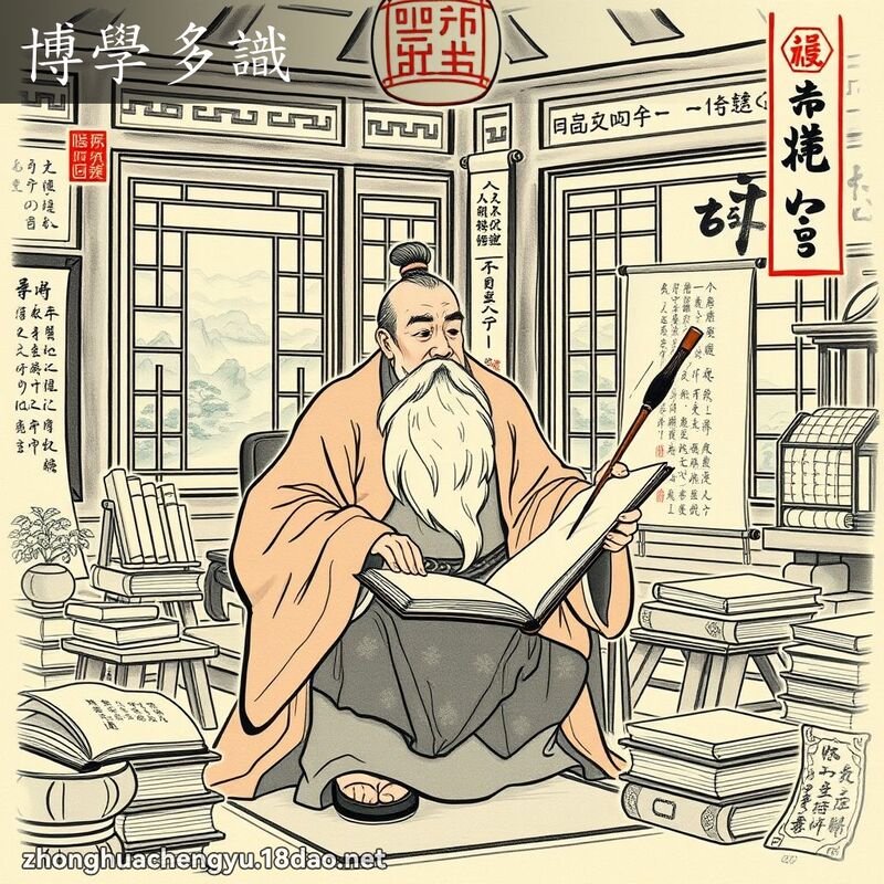 博學多識 配图