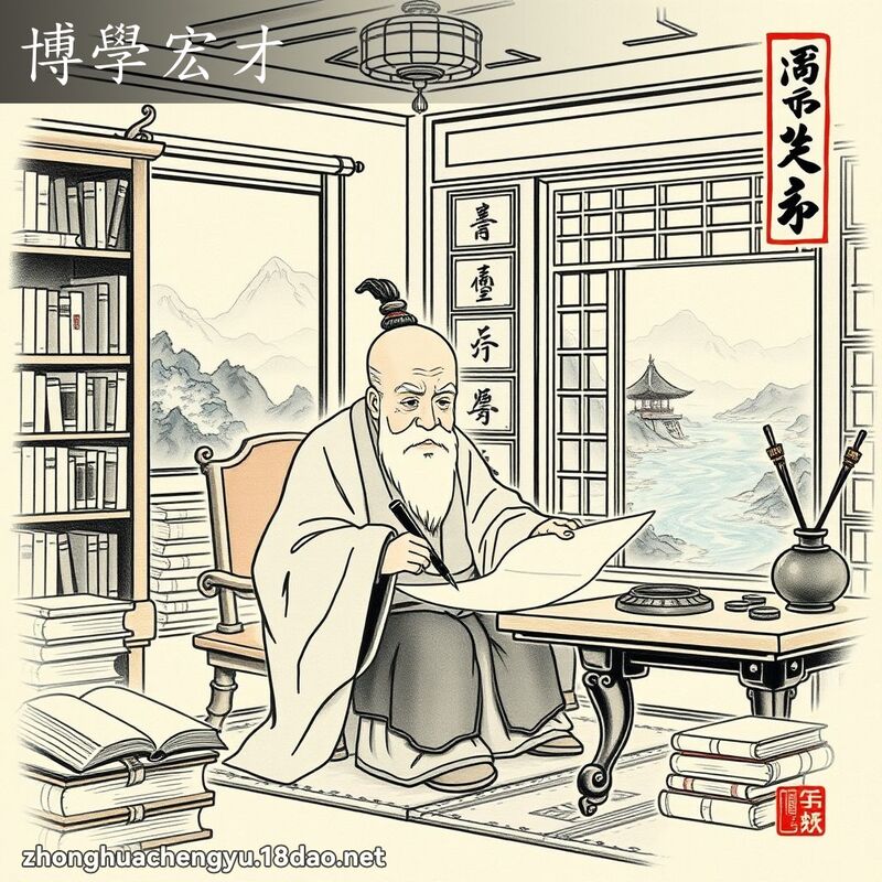 博學宏才 配图