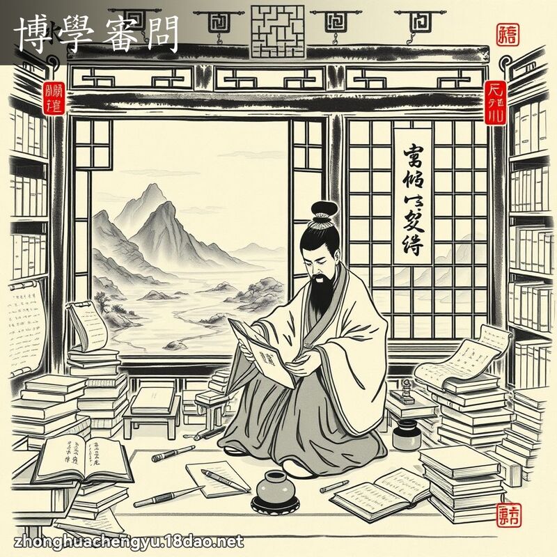 博學審問 配图
