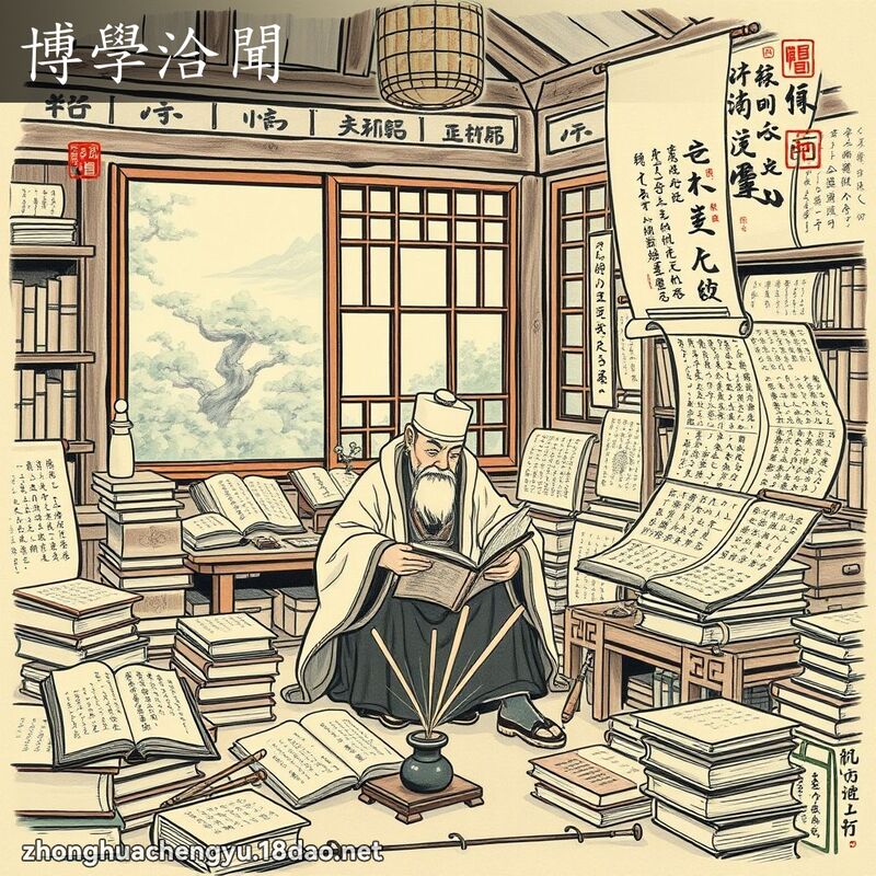 博學洽聞 配图