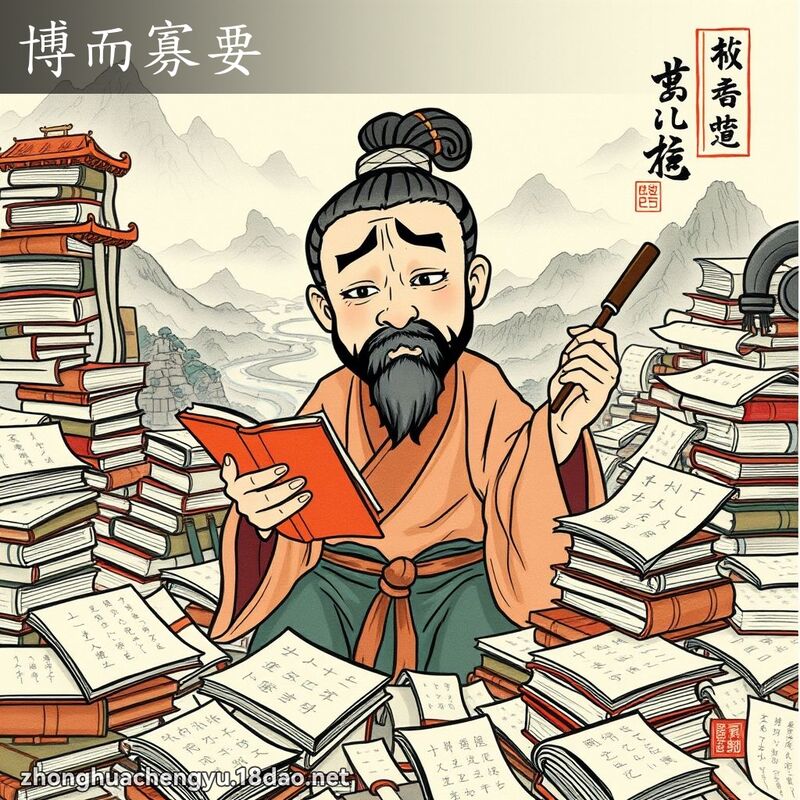 博而寡要 配图