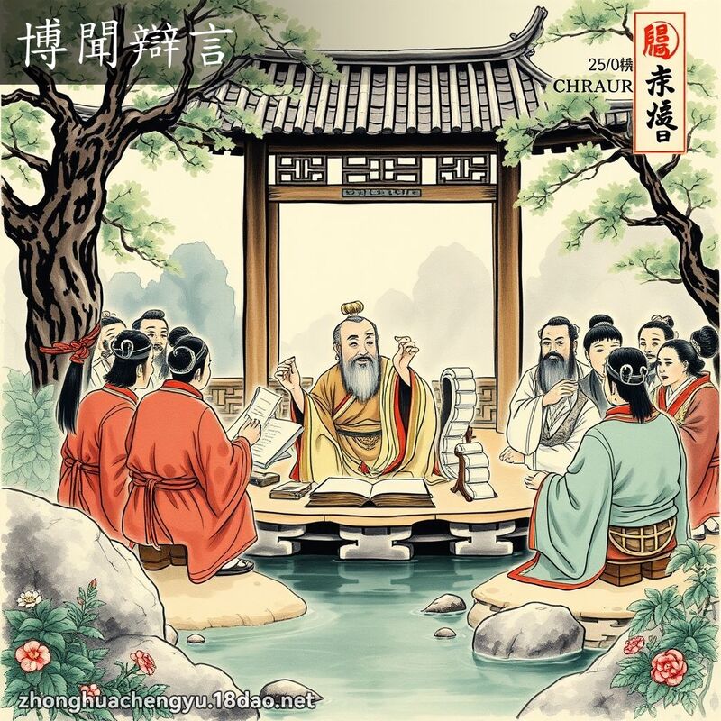 博聞辯言 配图