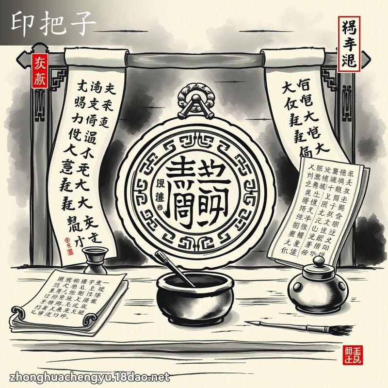 印把子 配图