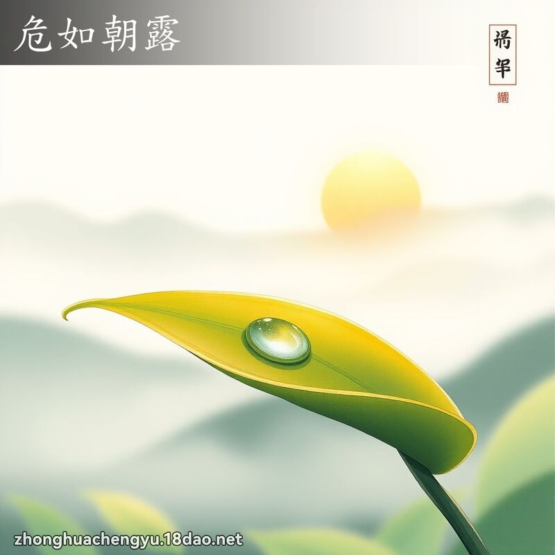 危如朝露 配图